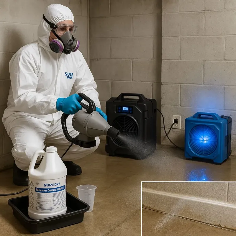 Sanitization and Odor Removal process in Johnston County, NC