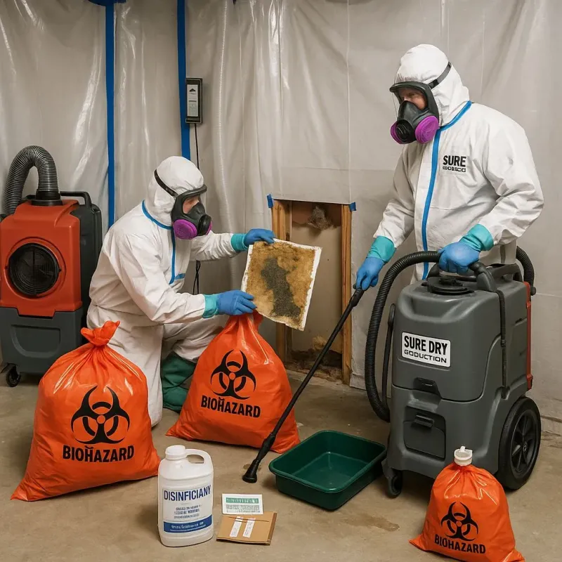 Contaminated Water Handling Protocols process in Johnston County, NC