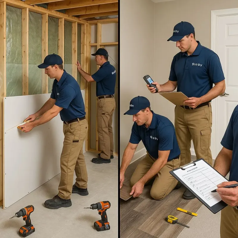Repairs and Reconstruction process in Johnston County, NC